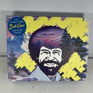 Bob Ross 2‎ Sided 500 Piece Puzzle sealed